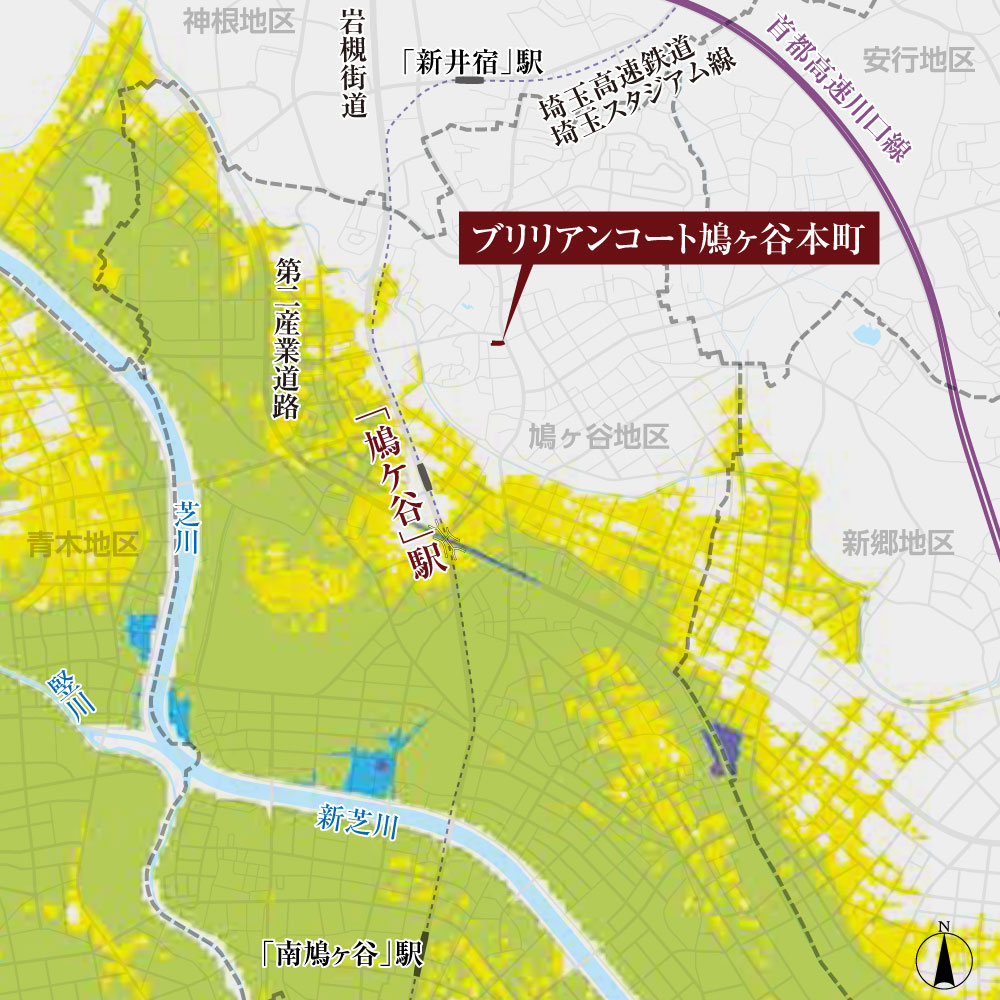 芝川・新芝川洪水ハザードマップ